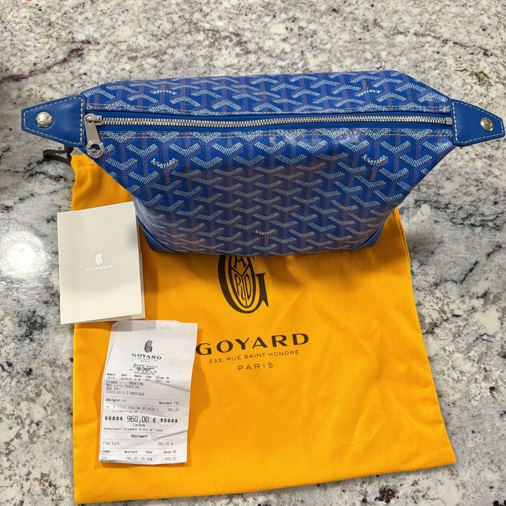Authentic NEW with original receipt Goyard toiletry bag